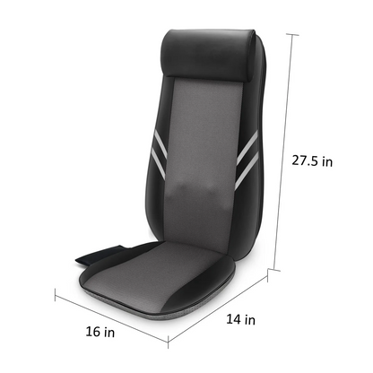 Snailax Shiatsu Massage Cushion with Heat Massage Chair Pad Kneading Back Massager